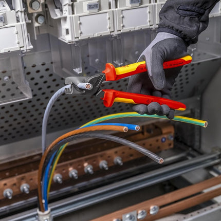 Cesoie per cavi Knipex StepCut(R) XL ( 8004039103 ) lunghezza 225 mm guaine multicomponente