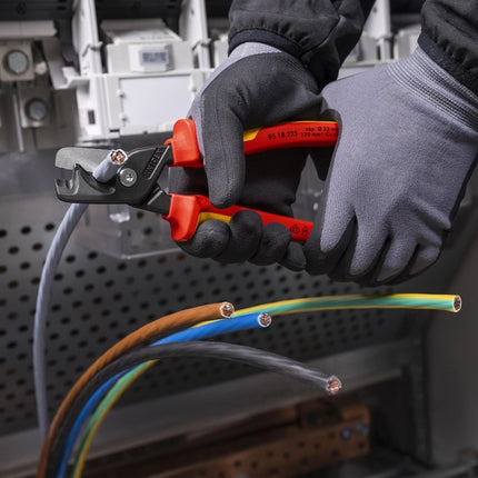 Cesoie per cavi Knipex StepCut(R) XL ( 8004039103 ) lunghezza 225 mm guaine multicomponente