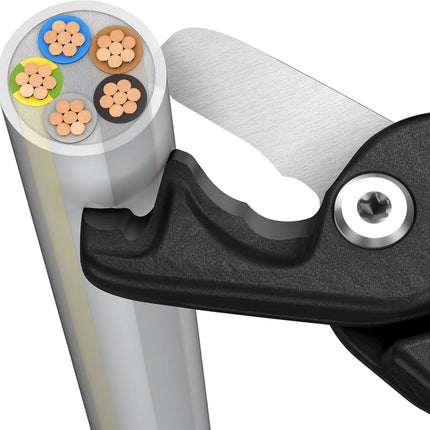 Cesoie per cavi Knipex StepCut(R) XL ( 8004039103 ) lunghezza 225 mm guaine multicomponente