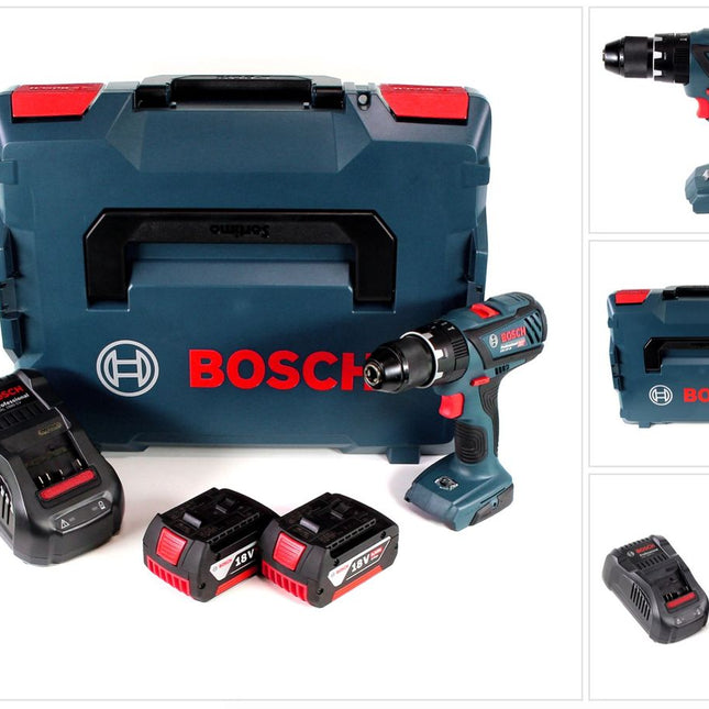 Bosch GSB 18 V-28 Professional 18 V Li-Ion Akku Schlagbohrschrauber in L-Boxx + 2 x 6,0 Ah Akku + Ladegerät - Toolbrothers