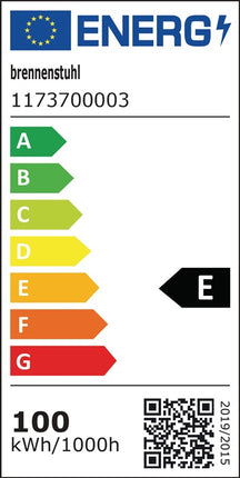 Brennenstuhl Foco de construcción híbrido LED 12050 MH ( 8002643423 ) 100 W 12000 lm IP54