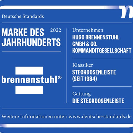 Presa di corrente Brennenstuhl Premium-Protect-Line ( 8001484633 ) 16 A 230 V nero/argento 3 m PVC 1,5 mm²