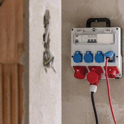 Brennenstuhl plastic wall-mounted distributor ( 4000873992 ) CEE-32 A, 5-pole