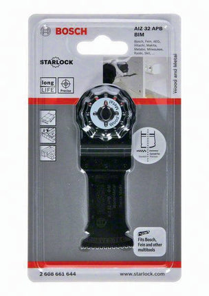 Brzeszczot do cięcia wgłębnego Bosch AIZ 32 APB ( 4000908669 ) Szerokość 32 mm Głębokość wgłębiania 50 mm