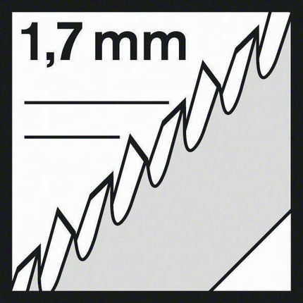 Hoja de sierra de calar Bosch T 101 BIF ( 4000837532 ) Longitud total 83 mm BIM