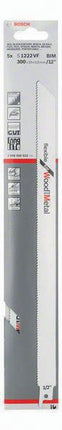 Bosch reciprocating saw blade S 1222 VF ( 4000837548 ) length 300 mm width 19 mm variable-toothed