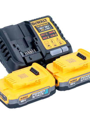 Akumulatorowa wiertarko-wkrętarka udarowa DeWalt DCD 999 E2 18 V 95 Nm bezszczotkowa + 2x akumulator Powerstack 1,7 Ah + ładowarka