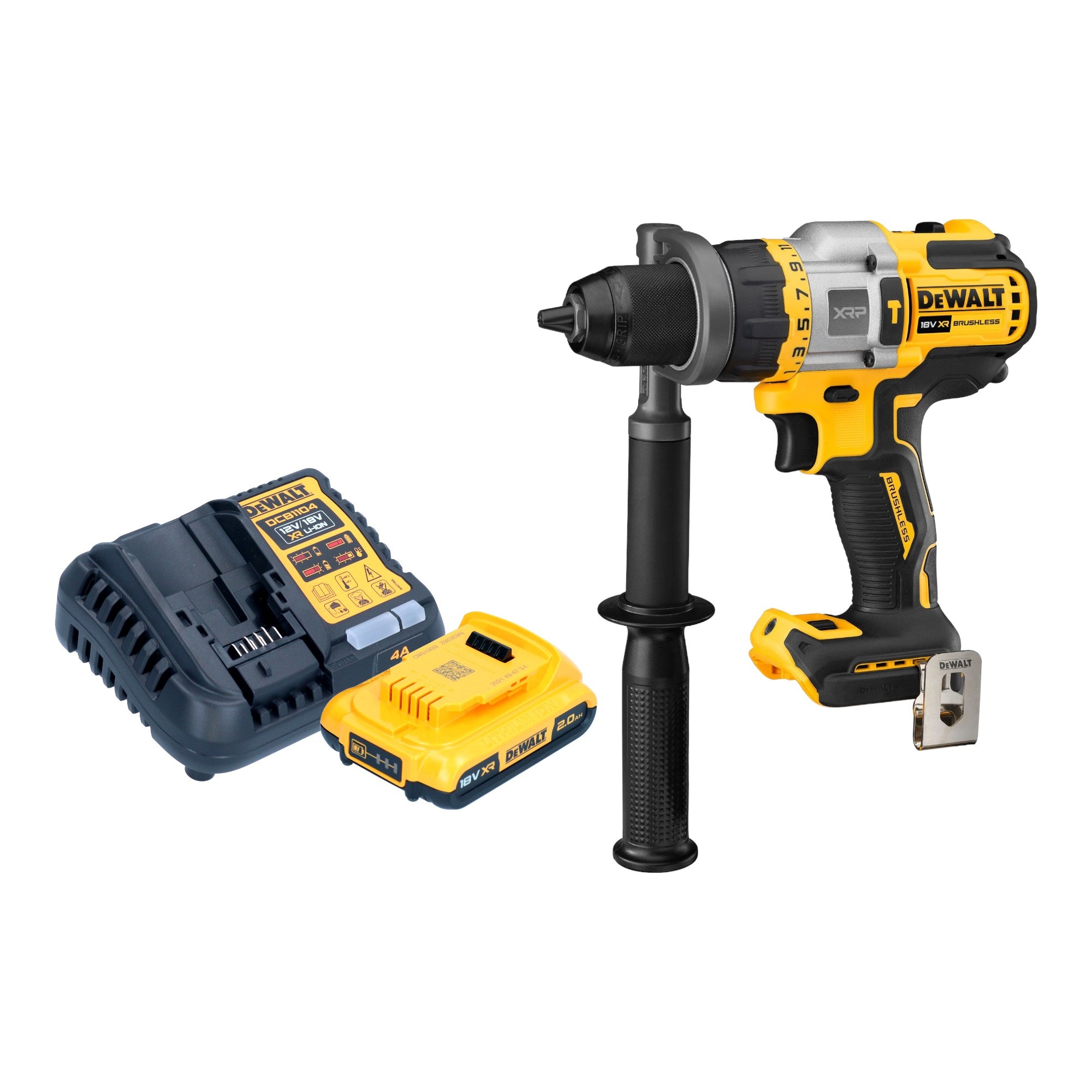 DeWalt DCD 999 D1 Akku Schlagbohrschrauber 18 V 95 Nm Brushless 1x Akku 2 0 Ah Ladegeraet 0 - toolbrothers