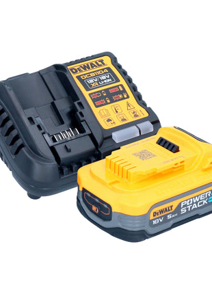 Sega circolare a batteria DeWalt DCS 573 H1 18 V 190 x 30 mm senza spazzole + 1x batteria powerstack 5,0 Ah + caricabatteria