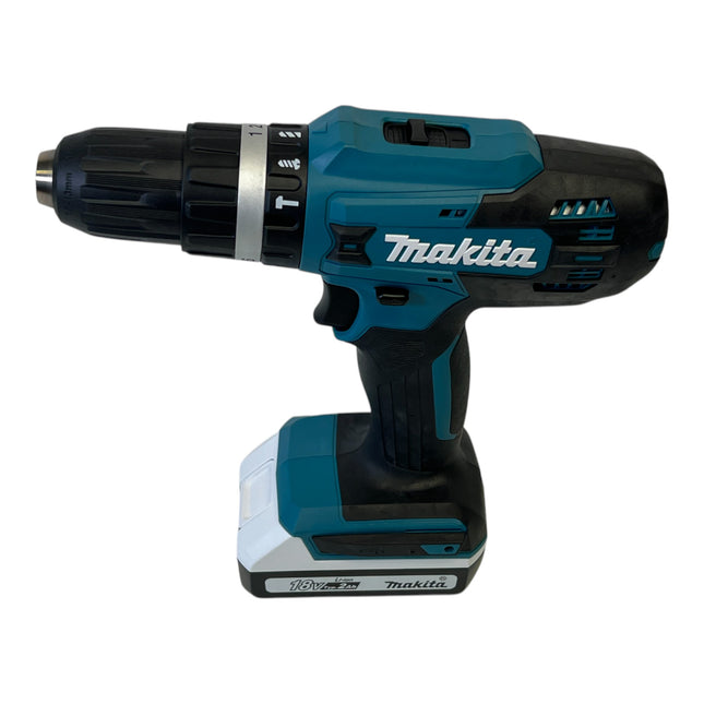 Makita HP 488 DWAX4 Akku Schlagbohrschrauber 18 V 42 Nm G-Serie + 1x Akku 2,0 Ah + Ladegerät + 74 tlg. Bit Set + Koffer
