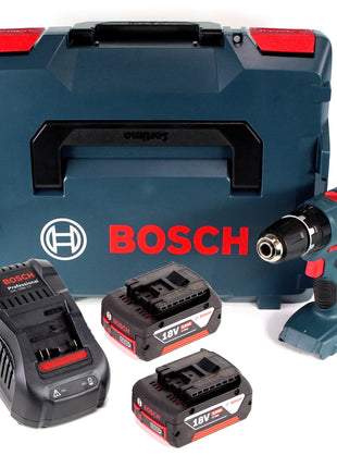 Bosch Professional GSB 18V-21 Akku Schlagbohrschrauber 18V 55Nm + 2x Akku 5,0Ah + Ladegerät +  L-Boxx - Toolbrothers