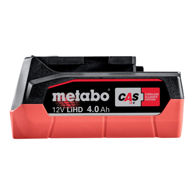 Metabo juego de baterías 3x LiHD batería 12 V 4,0 Ah / 4000 mAh Li-Ion con indicador de nivel de carga ( 3x 625349000 )