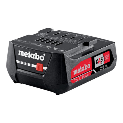 Metabo battery set 3x Li-Power battery pack 12 V 2.0 Ah / 2000 mAh Li-Ion with charge level indicator ( 3x 625406000 )