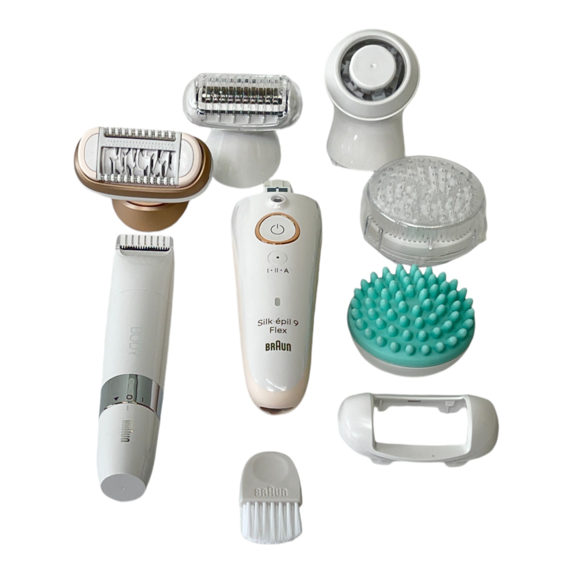 BRAUN Silk Epil 9 481 3D Flex SkinSpa Epilierer Damen Haarentferner fuer langanhaltende Haarentfernung Mini Rasierer All in One Set Weiss Gold 2 - toolbrothers