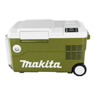 Makita DCW 180 SFO Battery Cooling and Heating Box 36 V ( 2x 18 V ) 20 L Olive - Outdoor Adventures Edition + 1x batteria ricaricabile 3,0 Ah + caricabatterie
