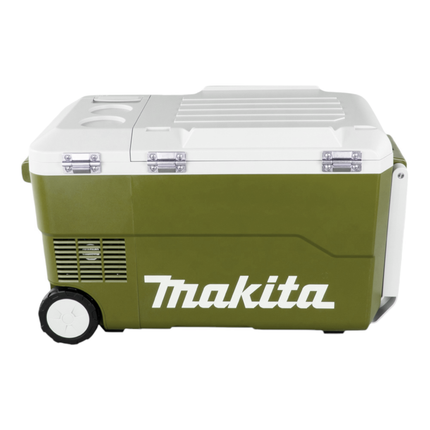 Makita DCW 180 SFO Battery Cooling and Heating Box 36 V ( 2x 18 V ) 20 L Olive - Outdoor Adventures Edition + 1x batteria ricaricabile 3,0 Ah + caricabatterie