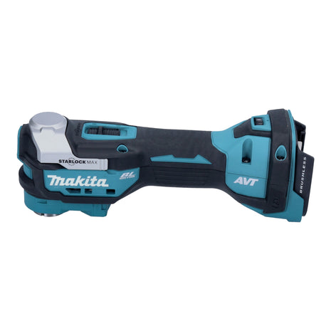 Makita DTM 52 T1JX2 cordless multifunction tool 18 V Starlock Max Brushless + 1x rechargeable battery 5.0 Ah + charger + 43-piece accessory set + Makpac