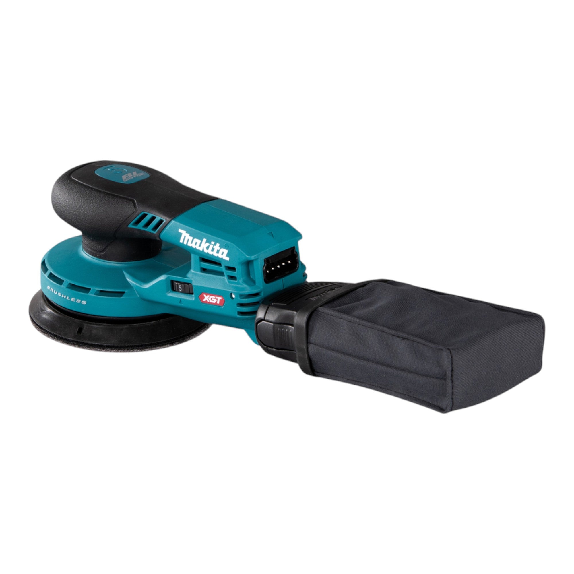 Makita BO 001 CGA101 Akku Exzenterschleifer 40 V max 125 mm 5 0 mm Hub Brushless 1x Akku 2 0 Ah Makpac ohne Ladegeraet 4 - toolbrothers