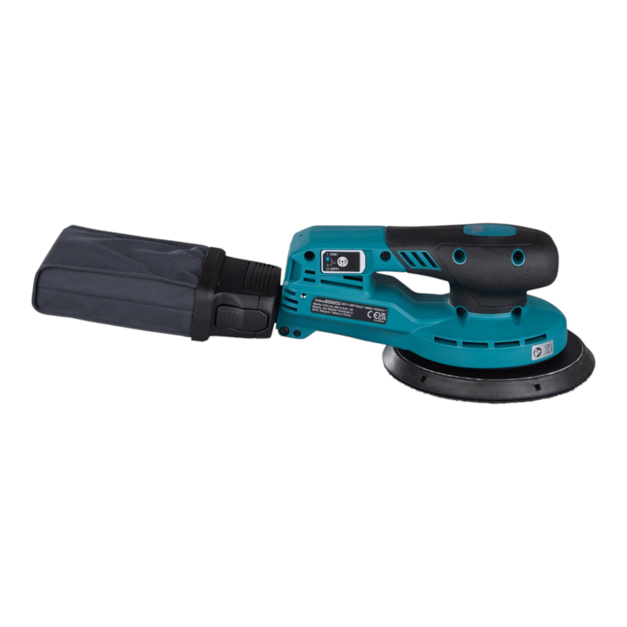 Makita BO 002 CGA101 Akku Exzenterschleifer 40 V max 150 mm 5 0 mm Hub Brushless 1x Akku 2 0 Ah Ladegeraet 4 - toolbrothers