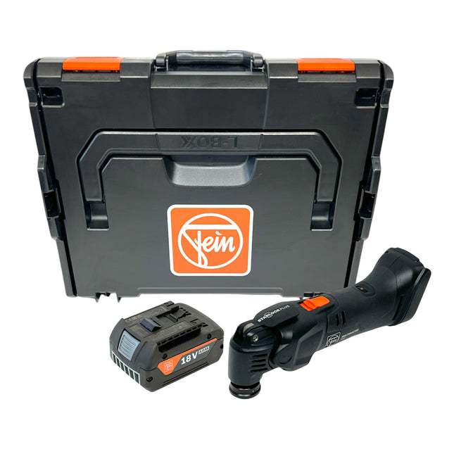 Fein Multimaster AMM 500 Plus AS cordless multifunction tool 18 V Starlock Plus Black Edition + 1x 4.0 Ah battery + L-Boxx