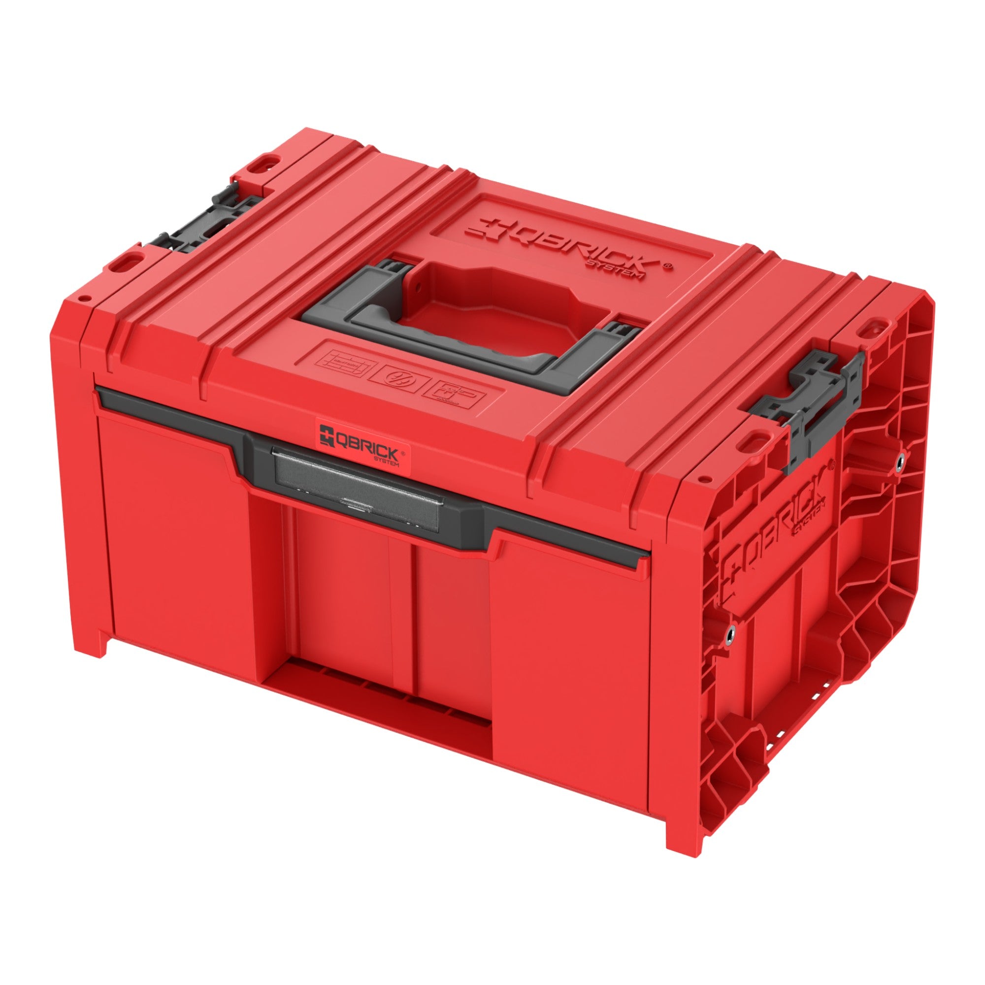 Qbrick System PRO Drawer 1 Toolbox 2 0 Basic RED Ultra HD Custom Werkzeugkasten 450 x 310 x 244 mm 12 l 0 - toolbrothers