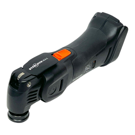 Fein Multimaster AMM 700 MAX AS herramienta multifunción sin cable 18 V Starlock Max Black Edition + batería 4,0 Ah + L-Boxx - sin cargador