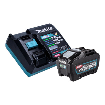 Makita BO 006 CGT101 Ponceuse delta sans fil 40 V max. 100 x 150 mm 3,0 mm course Brushless + 1x batterie 5,0 Ah + chargeur