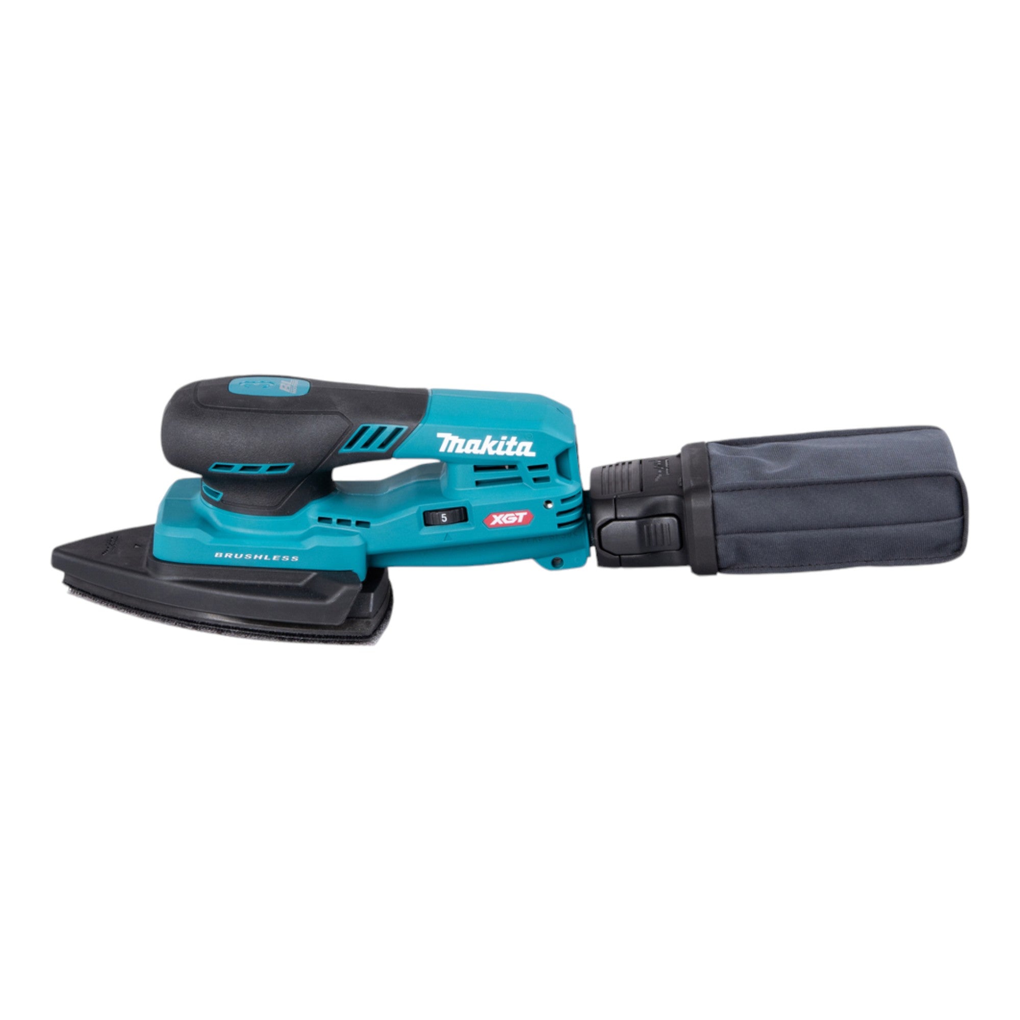 Makita BO 006 CGA101 Akku Deltaschleifer 40 V max 100 x 150 mm 3 0 mm Hub Brushless 1x Akku 2 0 Ah Makpac ohne Ladegeraet 1 - toolbrothers