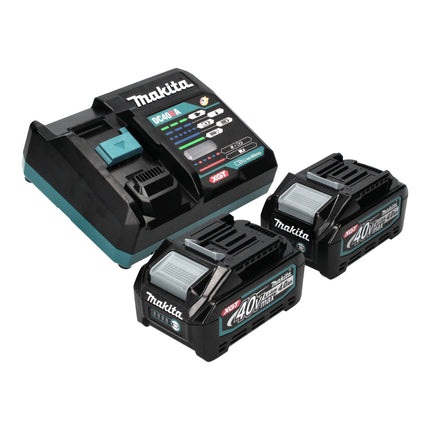 Makita RP 001 GM201 Fresatrice a batteria 40 V max. 12 mm senza spazzole + 2x batteria 4,0 Ah + caricabatterie