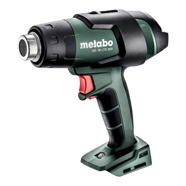 Metabo HG 18 LTX 500 Pistola de aire caliente sin cable 18 V 300 / 500 °C + 1x batería LiHD 4,0 Ah + cargador