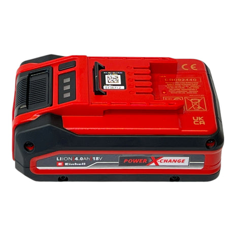 Einhell 18V 4Ah PXC-Twinpack 2x batteria ricaricabile 18 V 4,0 Ah Li-Ion ( 4511629 ) con indicatore del livello di carica