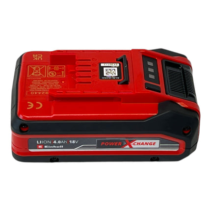 Einhell 18V 4Ah PXC-Twinpack 2x rechargeable battery 18 V 4.0 Ah Li-Ion ( 4511629 ) with charge level indicator