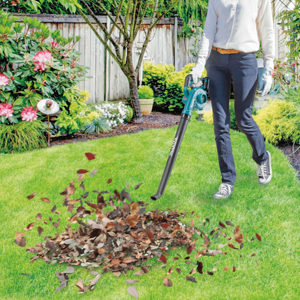 Makita UB 101 DSA cordless blower 12 V max. + 2x rechargeable battery 2.0 Ah + charger