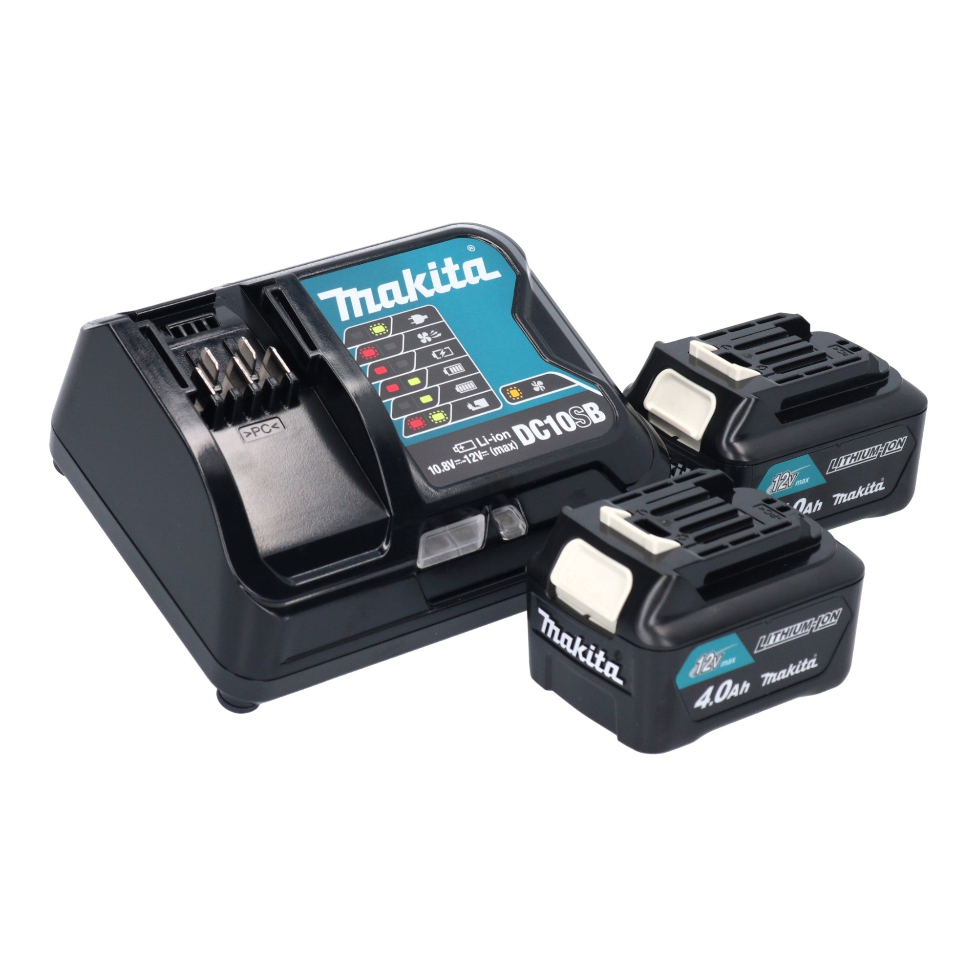 Makita UB 101 DSM Akku Geblaese 12 V max 2x Akku 4 0 Ah Ladegeraet 2 - toolbrothers