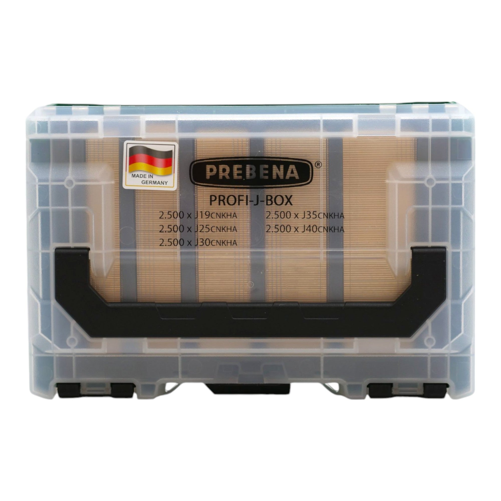 Prebena 2XR J50 Druckluftnagler 4 0 7 0 Bar PROFI J BOX Stauchkopfnaegel Brads 12500 Stk Koffer 4 - toolbrothers