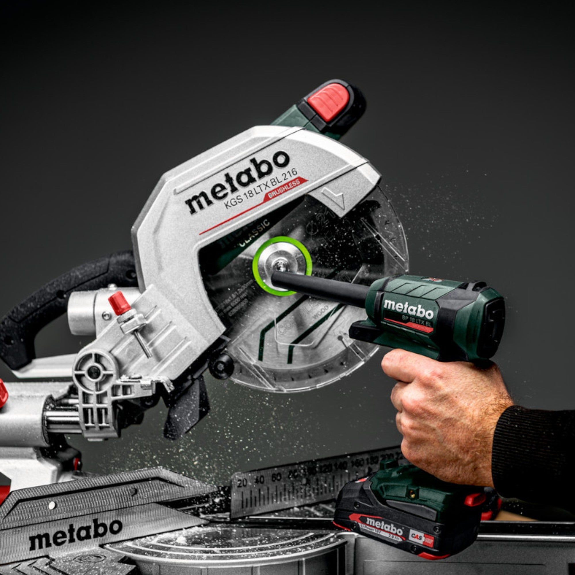 Metabo BP 18 LTX BL Akku Blaspistole 18 V Brushless 1x Akku 2 0 Ah ohne Ladegeraet 4 - toolbrothers