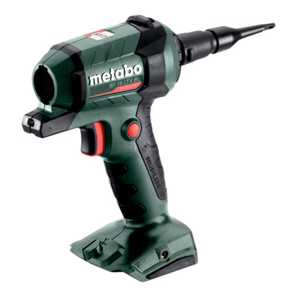 Pistola sopladora sin cable Metabo BP 18 LTX BL 18 V sin escobillas + 2x batería LiHD 4,0 Ah + cargador