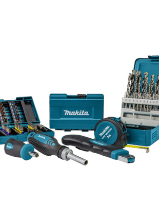 Makita B-49725 96-piece drill bit set + Makpac ( cutter knife tape measure fist screwdriver ratchet screwdriver bit holder )