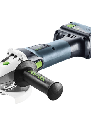 Smerigliatrice angolare a batteria Festool AGC EB-Basic-5,0 18 V 125 mm brushless ( 577031 ) + 1x batteria 5,0 Ah + systainer - senza caricabatterie