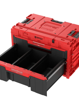 Qbrick System ONE Drawer 2 Plus Toolbox 2.0 Red Ultra HD modułowa skrzynka narzędziowa 587 x 380 x 340 mm 9 l 20 l