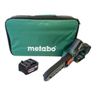Metabo MS 18 LTX 15 Akku Gehoelzsaege 18 V 15 cm 5 m s 1x Akku 4 0 Ah Tasche ohne Ladegeraet 0 - toolbrothers