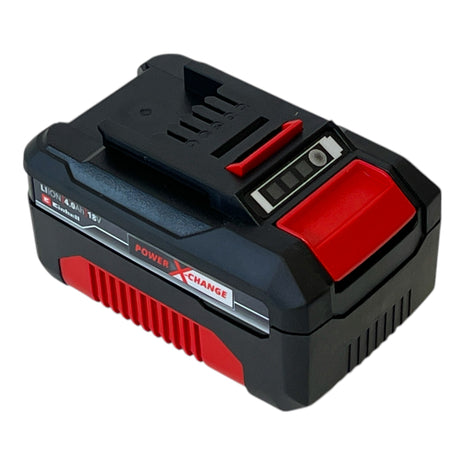 Einhell 2x Power X-Change batteria ricaricabile 18 V 4,0 Ah Li-Ion ( 2x 4511396 ) con indicatore del livello di carica