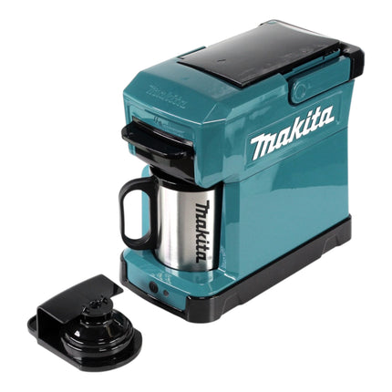 Makita DCM 501 SG cordless coffee maker 12 V max / 18 V + 1x rechargeable battery 6.0 Ah + charger