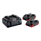 Metabo Basis Set 2x LiHDX Akkupack 18 V 4 0 Ah ASC 145 Ladegeraet 685306000  0 - toolbrothers