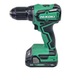 HiKOKI DS18 DDWRZ cordless drill driver 18 V 55 Nm brushless + 2x rechargeable battery 2.0 Ah + charger + case