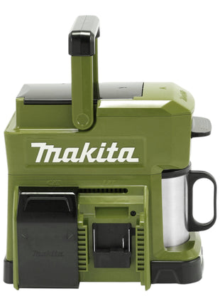 Makita DCM 501 FO cordless coffee maker 12 V max / 18 V olive + 1x rechargeable battery 3.0 Ah - without charger