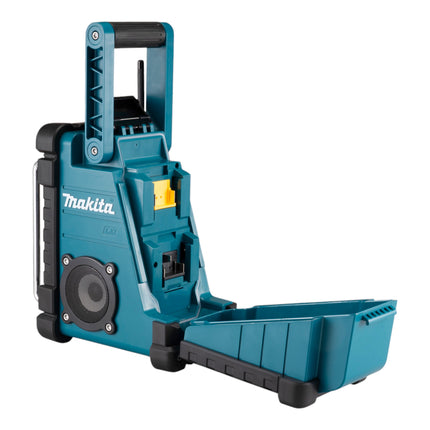 Makita DMR 116 Y1 radio inalámbrica para obras 14,4 - 18 V AM FM AUX + 1x batería recargable 1,5 Ah - sin cargador