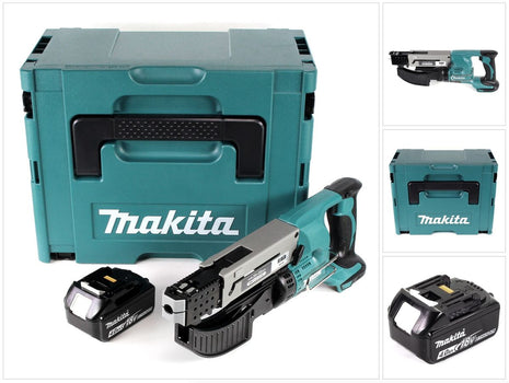 Makita DFR 550 M1J Akku Magazinschrauber 18 V 25-55mm + 1x Akku 4,0Ah + Makpac - ohne Ladegerät - Toolbrothers