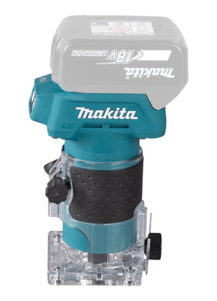 Makita DRT 52 STJ fraiseuse de chant sans fil 18 V 6 mm Brushless + 2x batterie 5,0 Ah + chargeur + Makpac