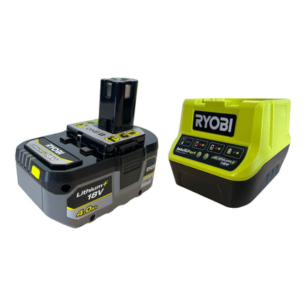 Ryobi R18AG-0 Meuleuse d'angle sans fil 18 V ONE+ 115 mm + 1x batterie 4,0 Ah + chargeur